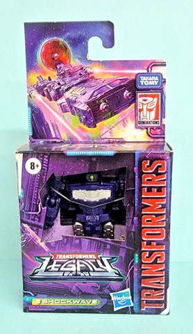 Transformers Generations Legacy Core : Shockwave Action Figure Brand New Cover