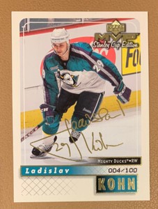 Ladislav Kohn 1999-00 Upper Deck MVP SC Edition Gold Script #7 - 4/100