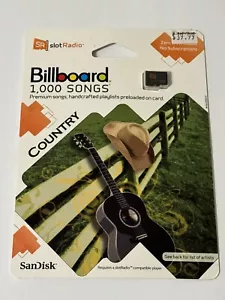 Sandisk SRSlot Radio Billboard 1.000 canzoni - Country - Scheda SD precaricata - Foto 1 di 6