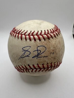 Jake Peavy Signed Game Used Base Hit Single Major League Baseball MLB Certified - Image 1 of 4