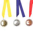  3 pièces trophée tournoi 3ème médailles compétition sportive célébrité