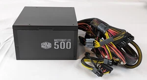 CoolerMaster MASTERWATT LITE 500W Power Supply, MPX-5001-ACAAW - Tested Working - Bild 1 von 3