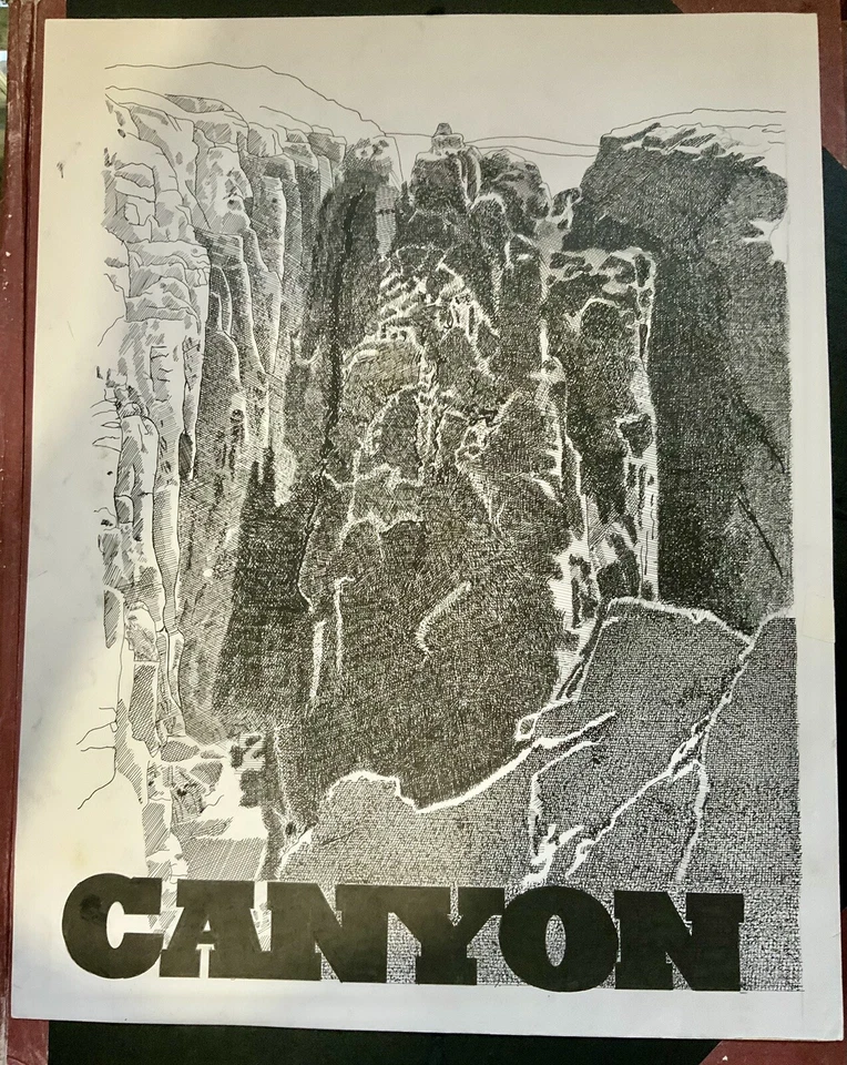 Tinta de dibujo original CANYON Foto 1 de 1