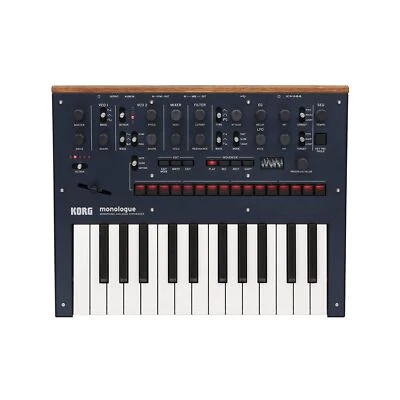 Korg Monologue Monophonic Analog Synthesizer with Presets-Blue (MONOLOGUEBL) - Image 1 of 4
