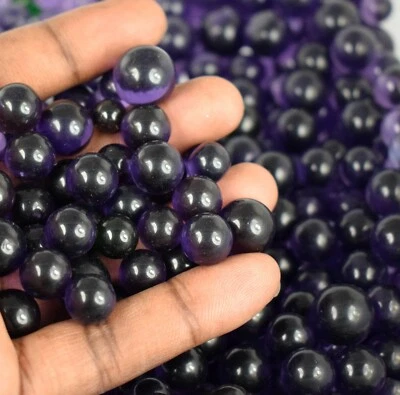 500 Ct Brazilian Violet Amethyst Loose Gemstone Ball Lot AD835 - Image 1 of 4