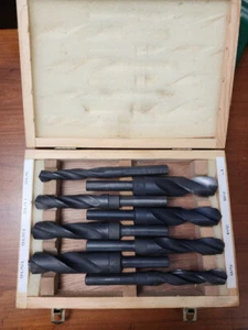 Silver and Deming Drill Bit Set 8 Piece Set #00527 Pre-Owned Great Condition  - Picture 1 of 2