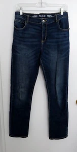 The Childrens Place Jeans Size 16 Straight Stretch Boys Adjustable - Picture 1 of 3