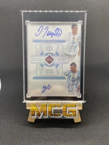 2022 Panini National Treasures Angel Do Maria / Giovani Lo Celso Autograph /99 - Picture 1 of 2