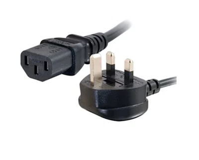 1 Metre UK Power Cable IECC13 to BS1363 1 Meter Kettle Lead Power Cord Lead X 4 - Image 1 of 4