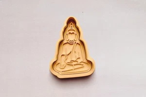 Ausstechform Buddha – Plätzchenform PLA spirituelles Symbol mit Stempel - Bild 1 von 5