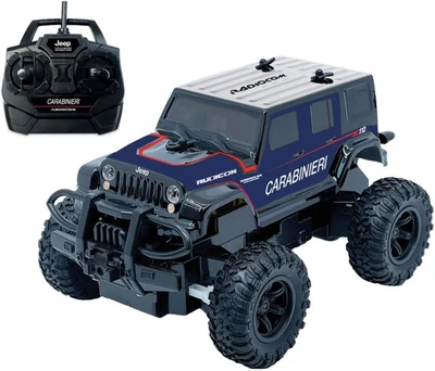 - Radiocom - Jeep Wrangler Carabinieri, Auto RC 27 Mhz, 7 Funzioni, Scala 1:24,  - Immagine 1 di 4