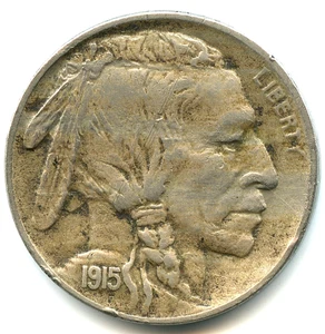 USA 5 cents Buffalo 1915 n°8388 - Foto 1 di 2