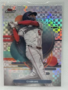 CJ ABRAMS 2025 TOPPS FINEST X-FRACTOR #133 UNCOMMON WASHINGTON NATIONALS - Bild 1 von 2