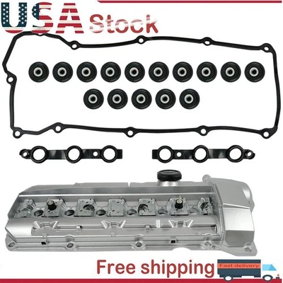 Cubierta de válvula de aluminio de actualización para BMW E36 328i 1996-1998 E39 528i 1997-1998 Foto 1 de 4