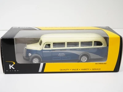 K-LINE KRUISERS Euro Coach Bus Diecast 1/43 Blue O Scale NIB - Image 1 of 4