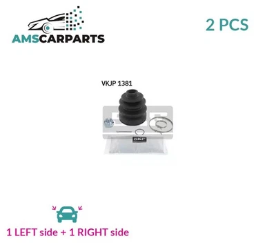 CV JOINT BOOT KIT PAIR WHEEL SIDE FRONT VKJP 1381 SKF 2PCS NEW OE REPLACEMENT - Image 1 of 4