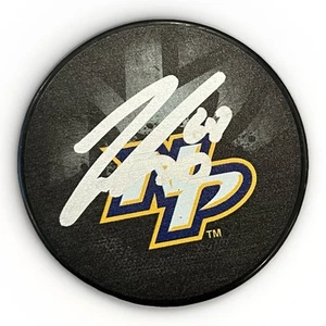 Zachary L'Heureux Autographed Signed Nashville Predators Logo Puck - Picture 1 of 3