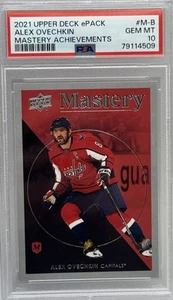 2021-22 Upper Deck Mastery Achievements B Alex Ovechkin #M-B Psa 10 Pop - Picture 1 of 2