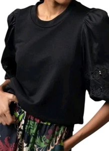 Camiseta Emily Lovelock Molly Negra 100% Algodón $180 - Imagen 1 de 8