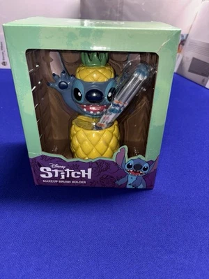 Juego de brochas de maquillaje y tarro de piña Disney Lilo & Stitch NUEVO Foto 1 de 4