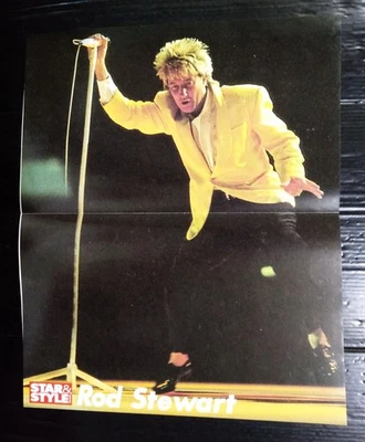 Rod Stewart Vintage Thailand ONLY 1 PINUP MEGA RARE!!! - Image 1 of 2