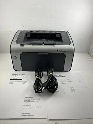 HP LaserJet P1006 Laser Printer CB411A Tested 9k Pages/ 77% HP Toner Life/TESTED - Image 1 of 4