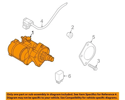 CHRYSLER OEM 98-02 Concorde,Intrepid Electrical Starter-Starter 4609345AG - Image 1 of 2