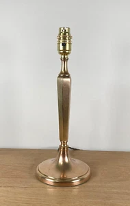Vintage Solid Brass Table Lamp Base Early 20th Century by GEC Rewired - Picture 1 of 8