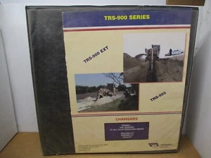 Tesmec TRS-900  CHAINSAW   owners service operators PARTS manual - Picture 1 of 3