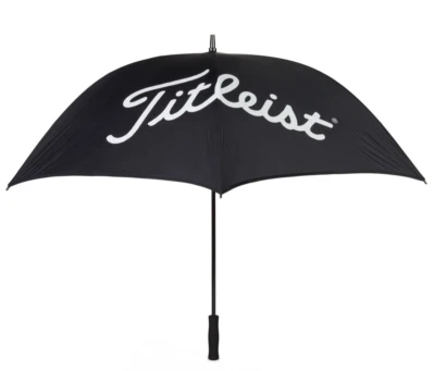NEW! Titleist Golf 68" Players Single Canopy Golf Umbrella, Black/White - Image 1 of 3