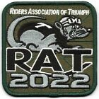 2022 Riders Association of Triumph Motorcycles RAT Patch Badge 