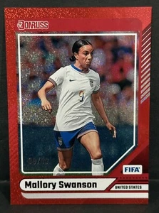 2024-25 Panini Donruss Soccer FIFA USWNT Mallory Swanson Red Foil /99 - Picture 1 of 4