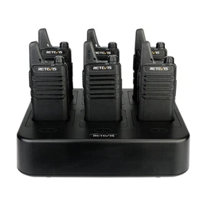 12*Retevis RT22 Walkie Talkies Long Range Two Way Radio+Six-Way Charger - Zdjęcie 1 z 8