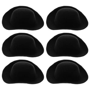 6Pcs Cowgirl Hat Doll Cowboy Hat Mini Cowboy Dolls Hats For Crafts - Picture 1 of 12