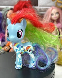 My Little Pony The Movie All About Rainbow Dash MLP Mini Figure Redesign Toy Fig - Picture 1 of 8