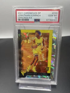 2021 Panini Chronicles DP FLUX ORANGE Jonathan Kuminga /6 PSA 10 GEM MINT ROOKIE - Picture 1 of 2