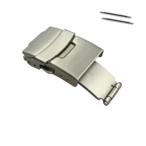 Stainless Steel Deployant Clasp Buckle For Watch Strap Band 16mm 18mm 20mm 22mm - Picture 1 of 7