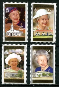 ASCENSION 1996, KÖNIGIN ELIZABETH II - 70. GEBURTSTAG Scott 632-635, postfrisch - Bild 1 von 1