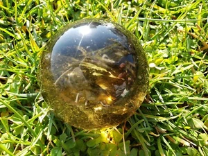 HIGH QUALITY Clear Smoky Citrine Sphere Ball Orb Quartz Crystal Natural Polished - Picture 1 of 13