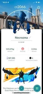 Pokémon Shiny Necrozma New York background NewYork - GO TRADE 20k stardust - Afbeelding 1 van 1