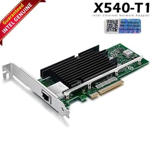 Adaptador de red convergente Intel 1 puerto 10 GbE RJ-45 Ethernet PCIe 2.1 CNA X540-T1 - Imagen 1 de 5
