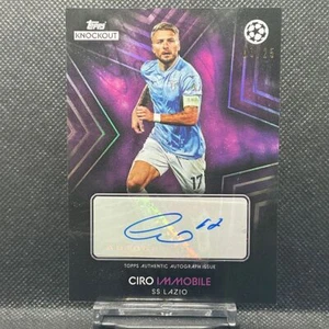 2023-24 Topps Knockout Ciro Immobile Auto Purple /25 Star Player - Picture 1 of 2
