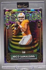 Nico Iamaleava /3 2024 Wild Card Alumination PRC Psyched Tennessee UCLA SSP - Picture 1 of 2