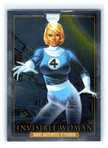 2024 Marvel Masterpieces '92 Platinum #39 Invisible Woman - Base - Bild 1 von 2