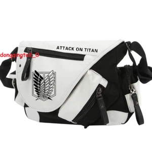 Anime Attack On Titan Shoulder Bag Levi Ackerman Large Satchel Crossbody Bag New - Picture 1 of 9