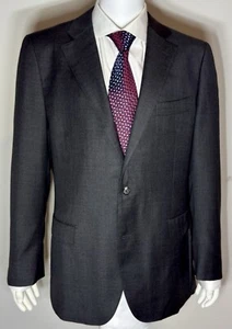SUITSUPPLY Men's Sport Coat Blazer 46 L Slim Lazio Grey Canonico Wool 110’s NWOT - Imagen 1 de 17