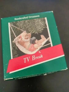 Hallmark '1988 TV BREAK' Ornamento de recuerdo de Santa (Navidad) - Imagen 1 de 4