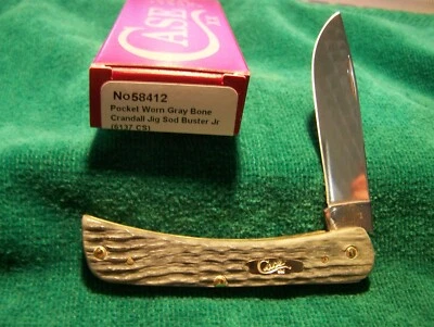 Estojo xx Sod Buster Jr bolso usado cinza gabarito Crandall 58412 6137 CS NOVO NA CAIXA carbono - Imagem 1 de 3