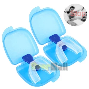 2x Dispositivo antirronquidos protector bucal para detener los ronquidos ayuda - Imagen 1 de 15