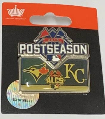KC Royals vs Toronto Blue Jays Pin ALCS  2015 Baseball Lapel Pin - Image 1 of 3